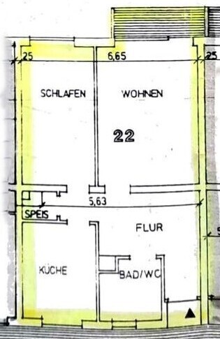 Grundriss Wohnung