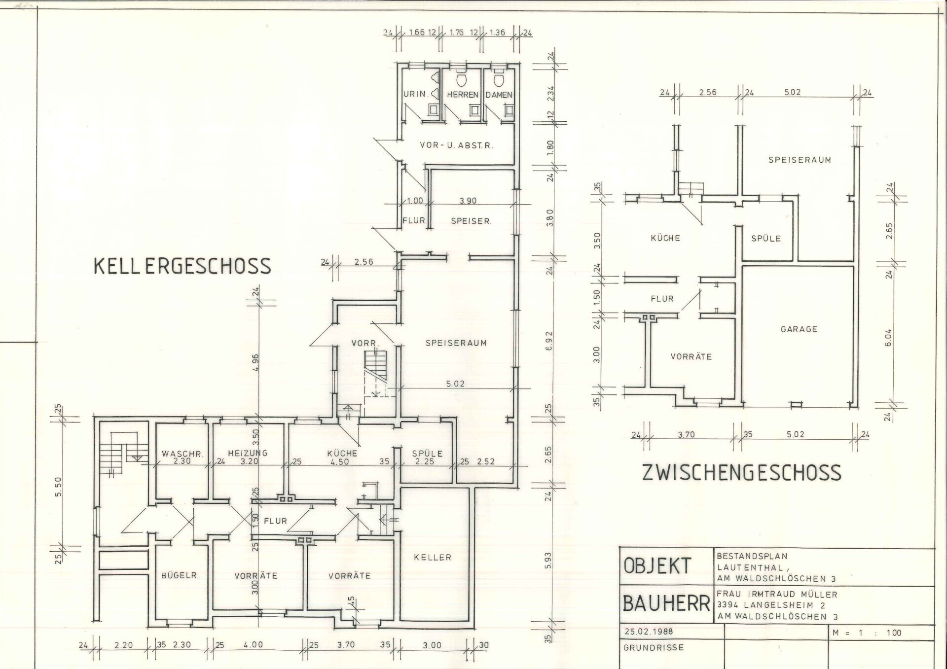7086 Grundriss Keller Zw.geschoss