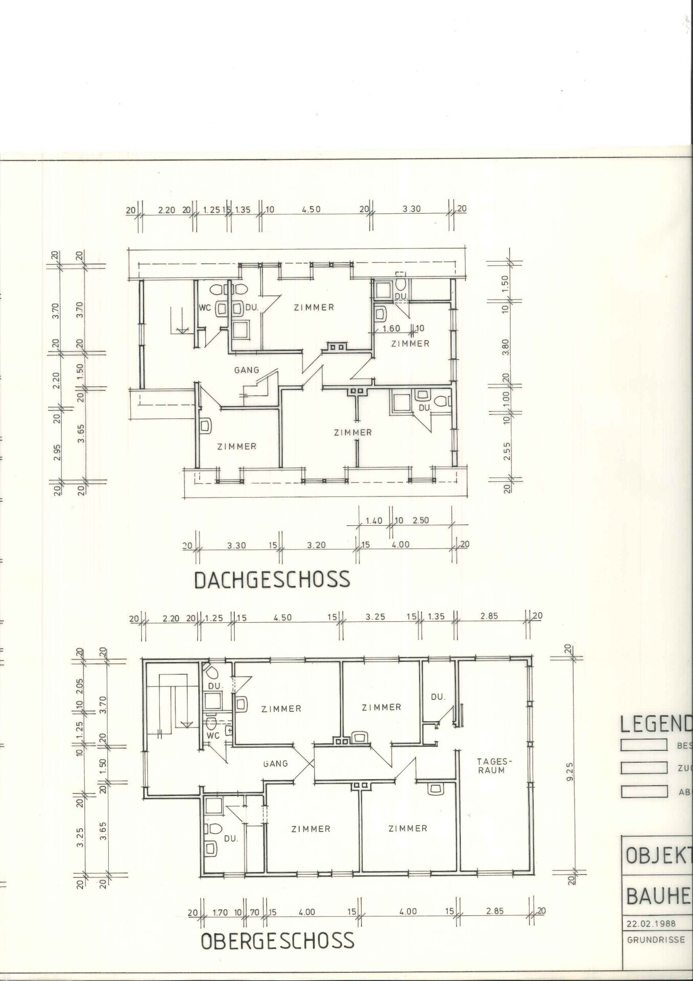 7086 Grundriss OG und DG