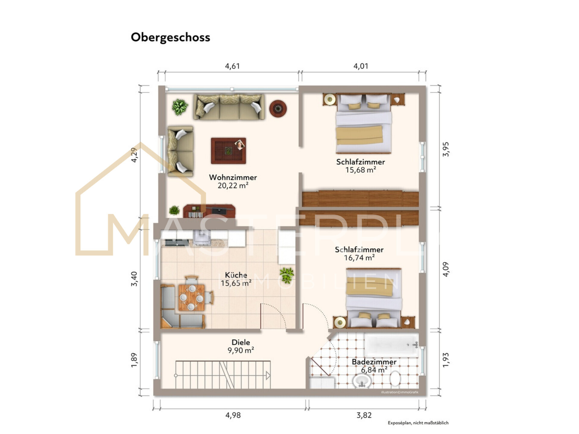 Grundriss Obergeschoss