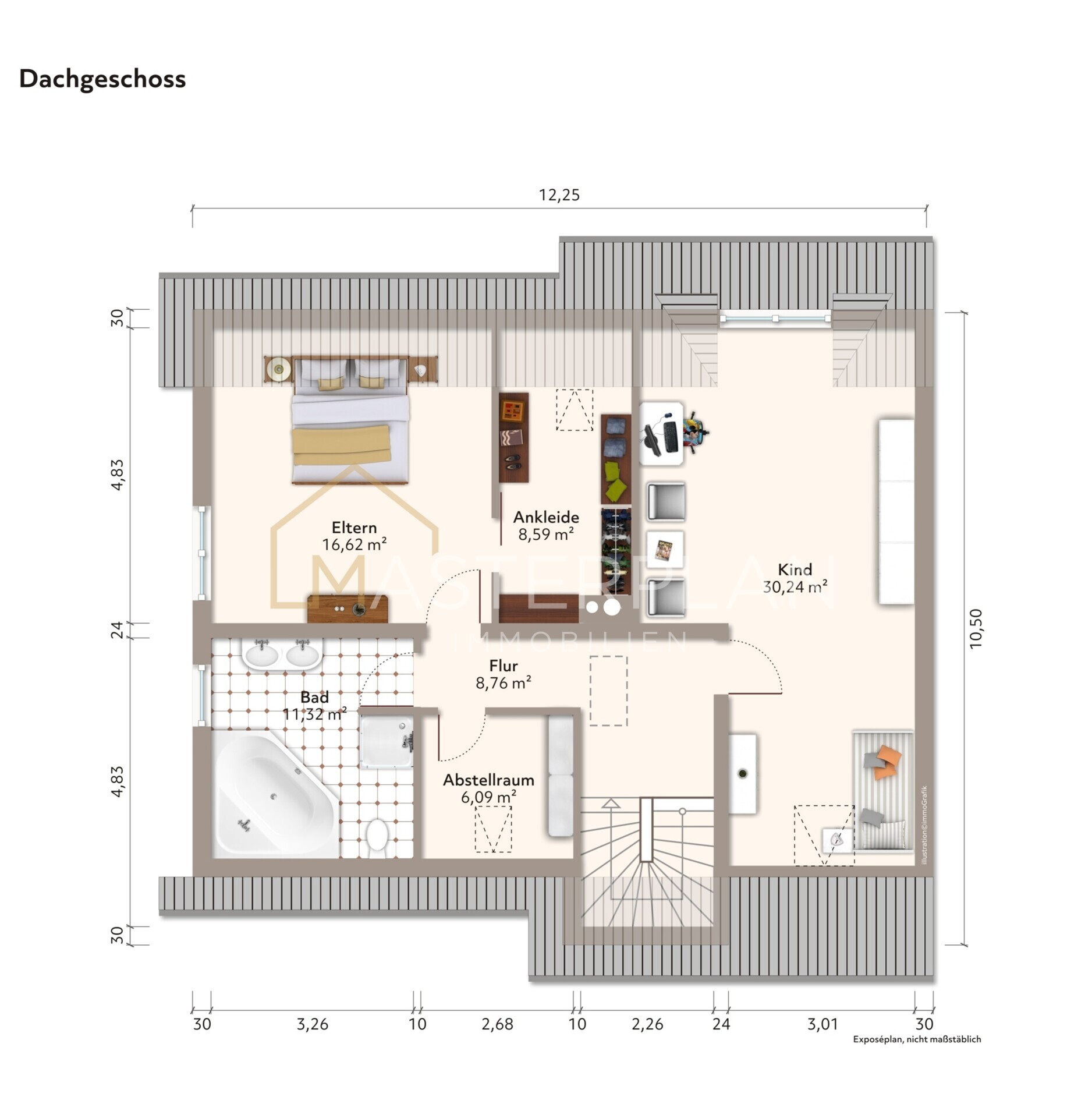 Grundriss Dachgeschoss