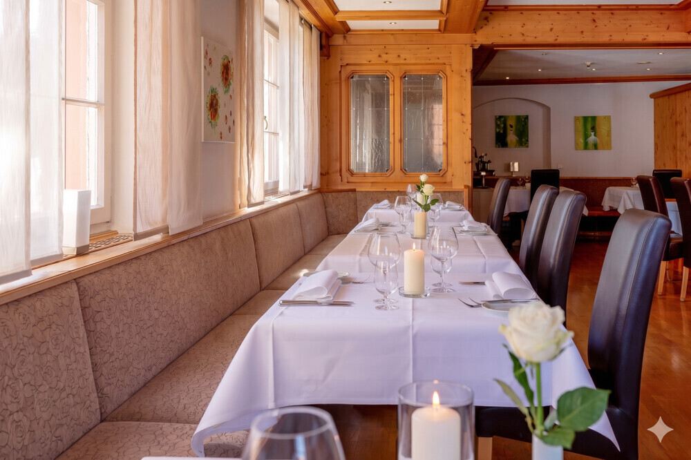 Feiern an der langen Tafel