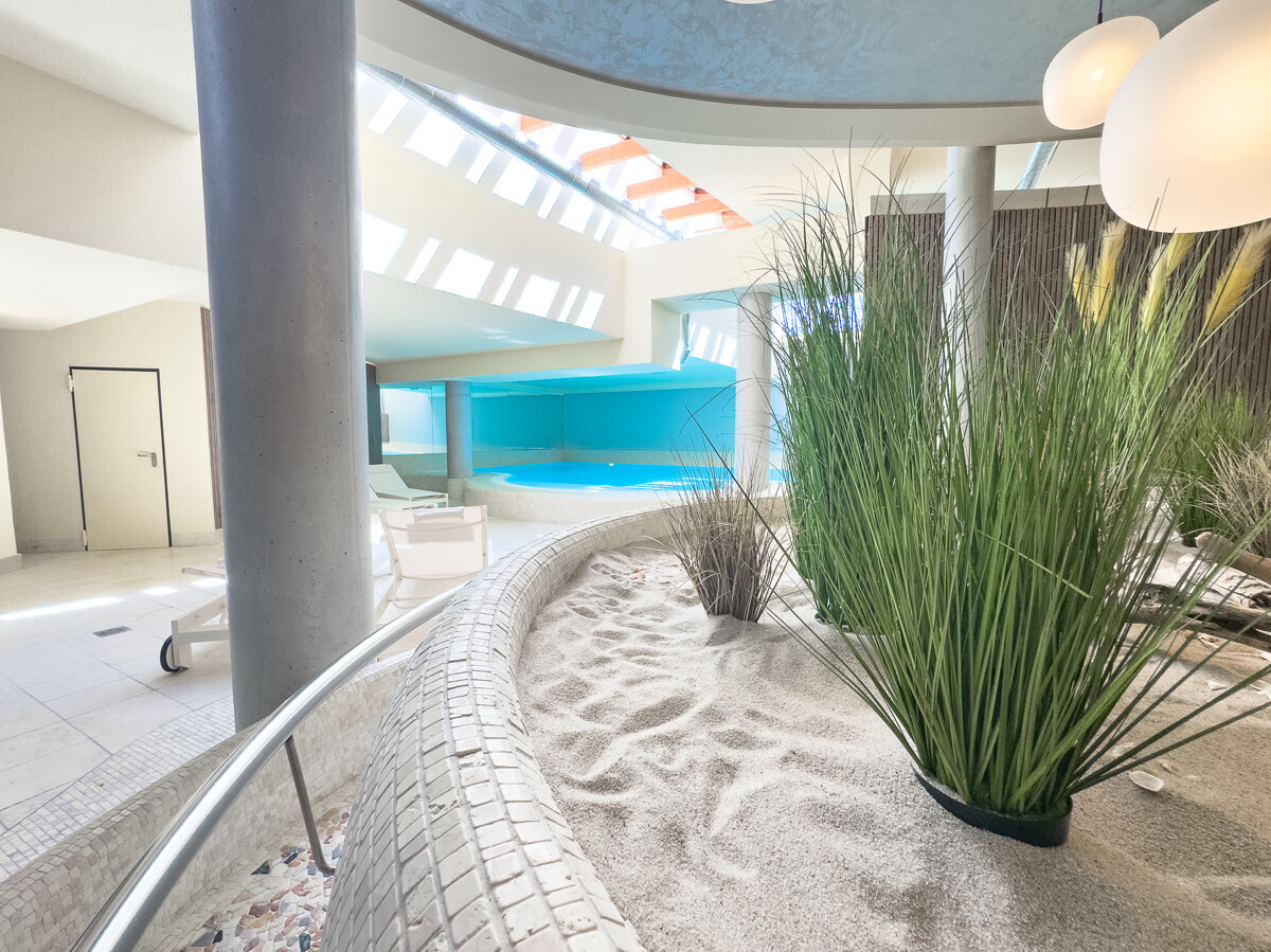 Der zur Verfügung stehende Wellnessbereich