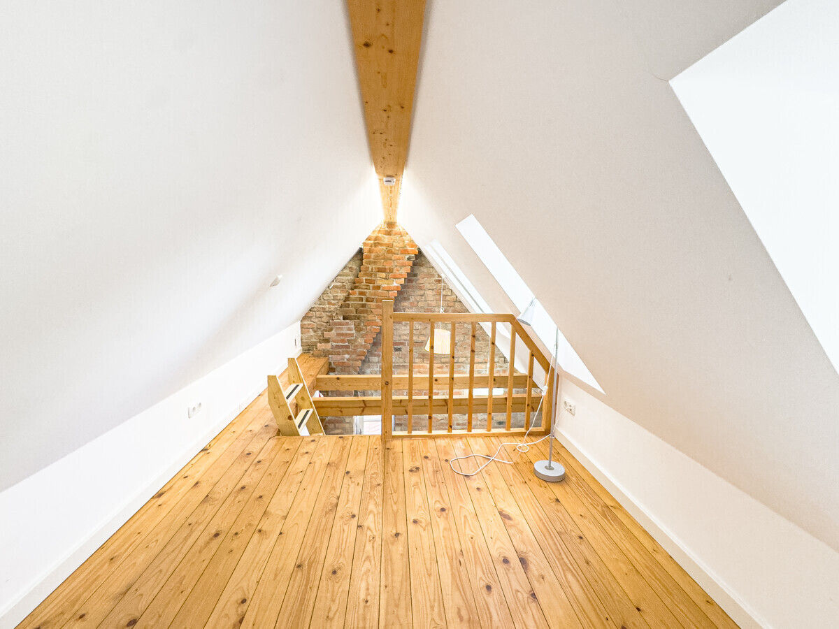 Der ausgebaute Spitzboden