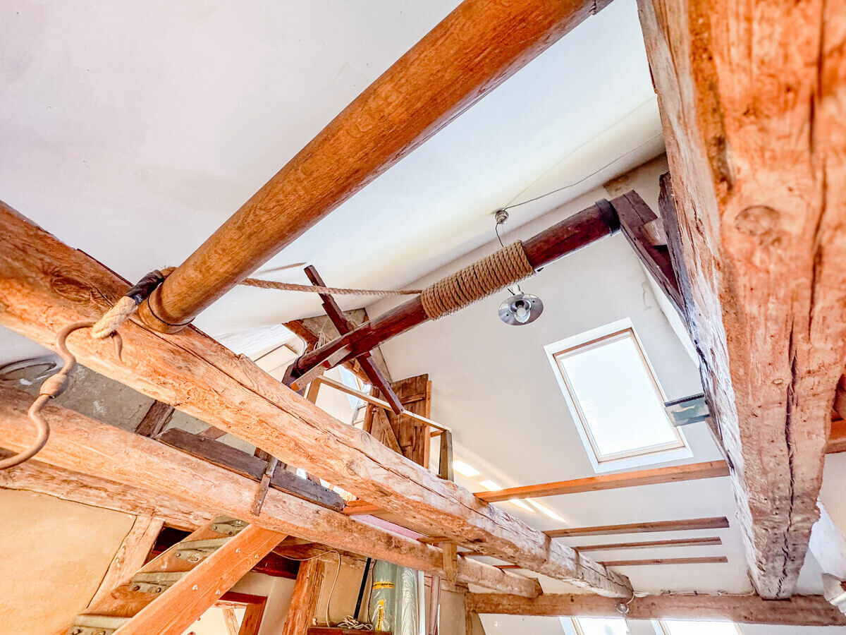 Ein Blick in die ursprüngliche Architektur des Hauses