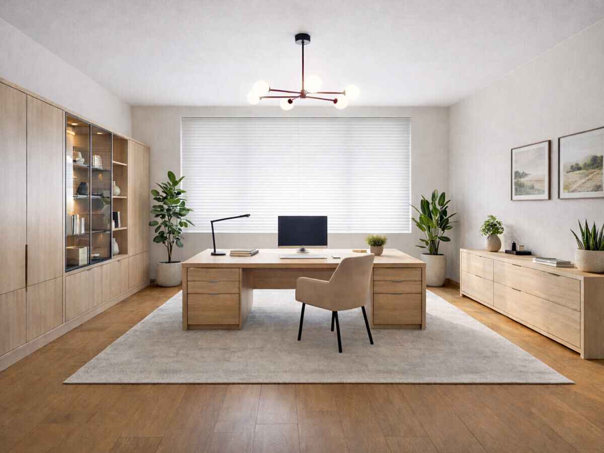 Visualisierung Büro // KI generiert