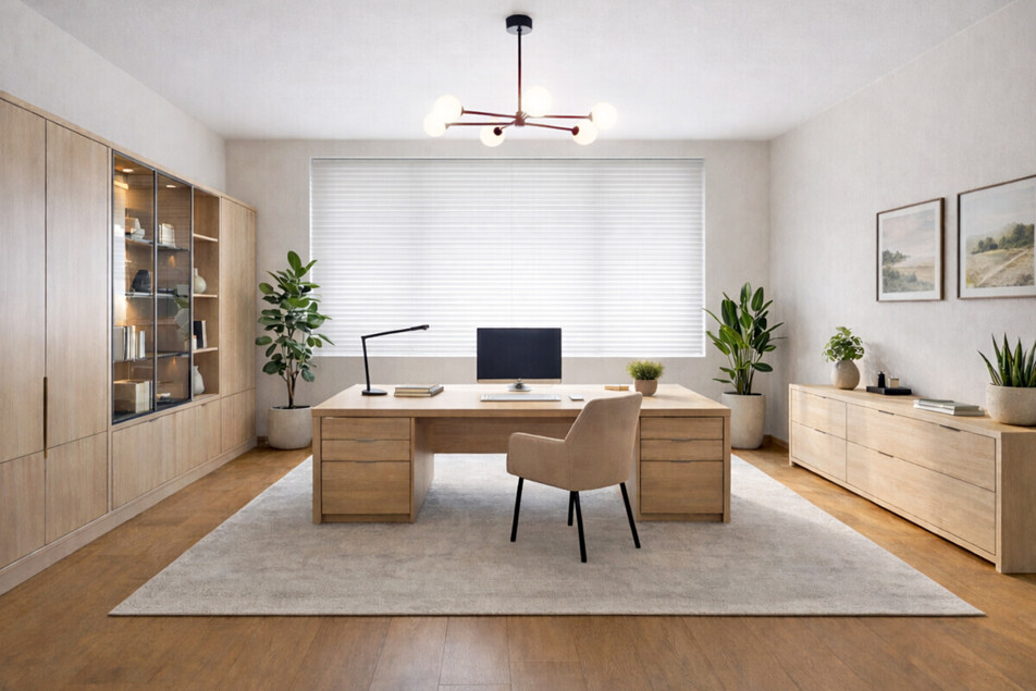 Visualisierung Büro // KI generiert