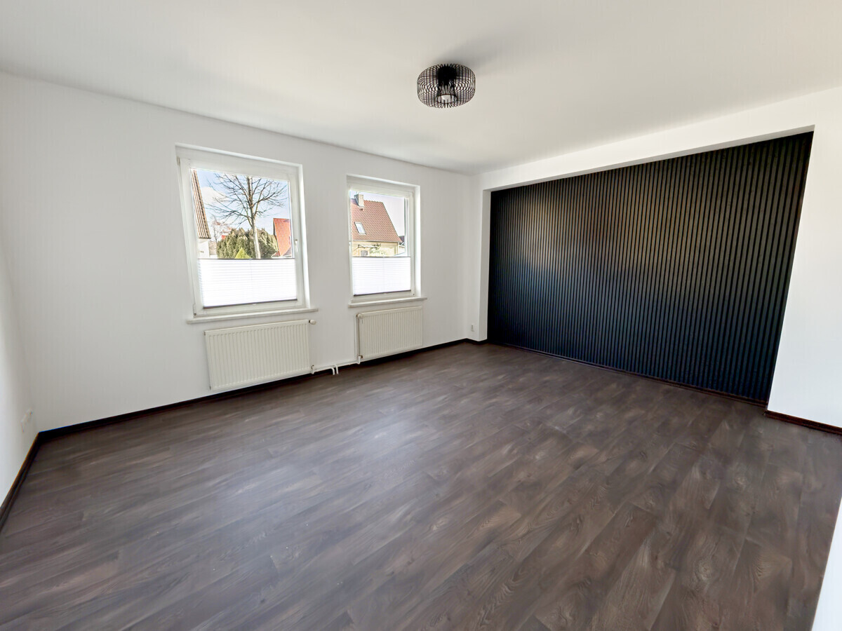 Das Wohnzimmer mit Akzentwand