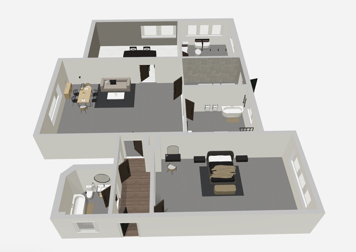 Grundriss Wohnung EG