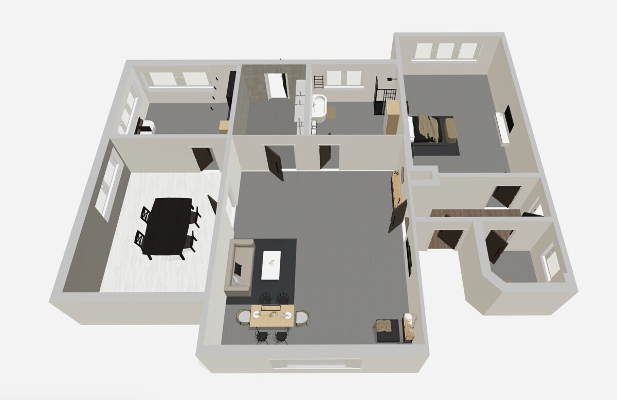 Grundriss Wohnung EG