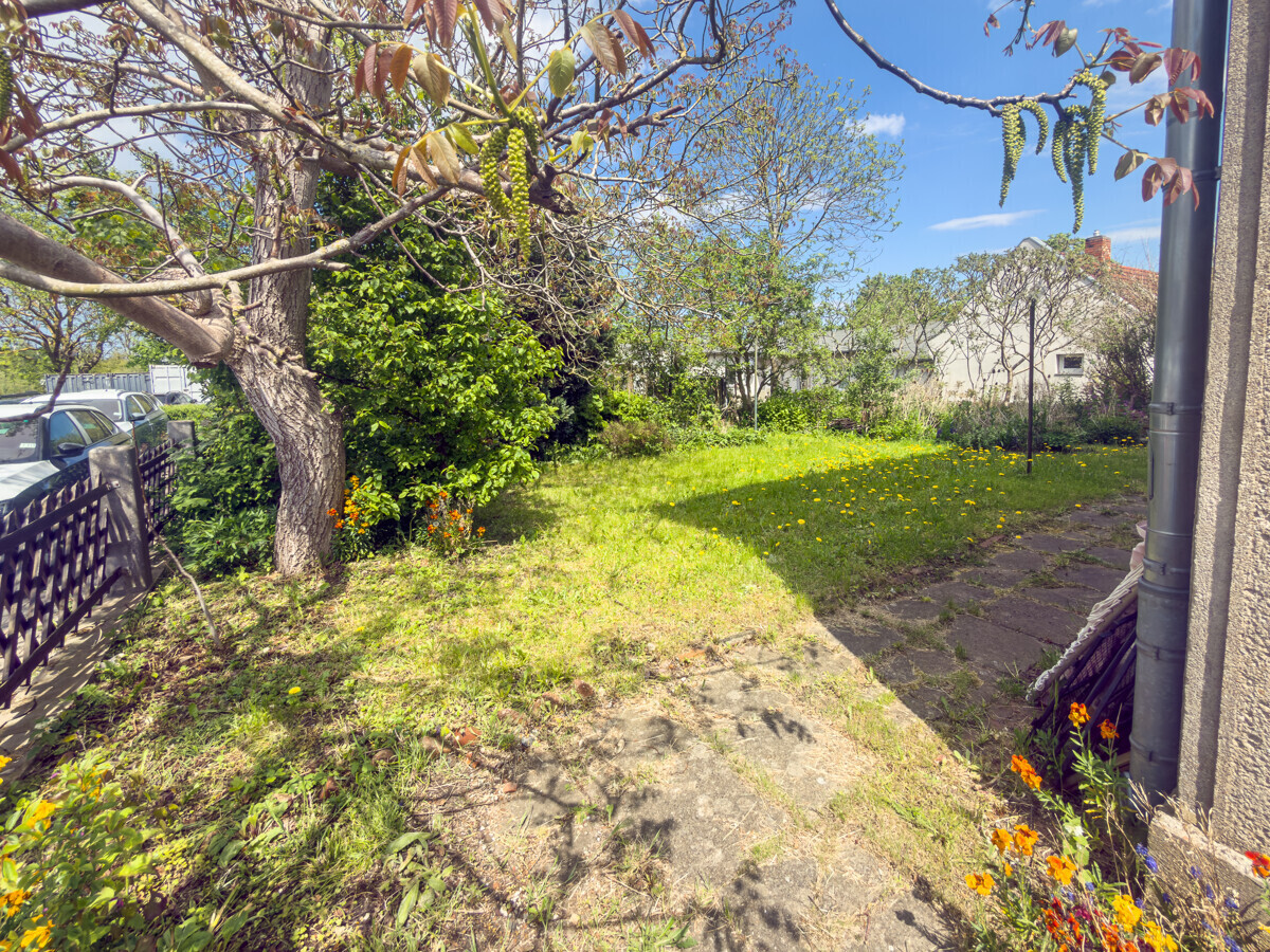 Der 550 m² Garten