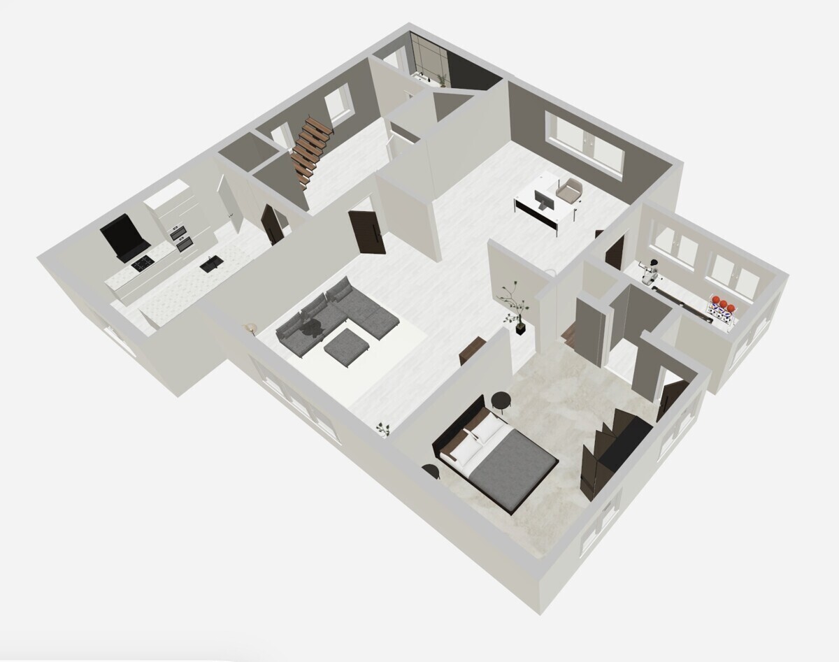 Grundriss Maisonette-Wohnung