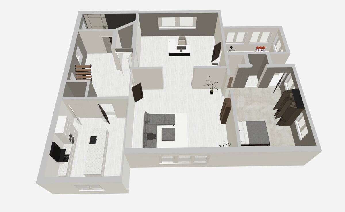 Grundriss Maisonette-Wohnung