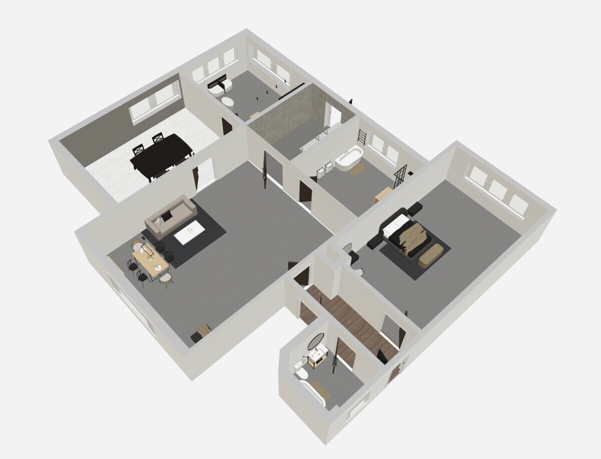 Grundriss Wohnung EG