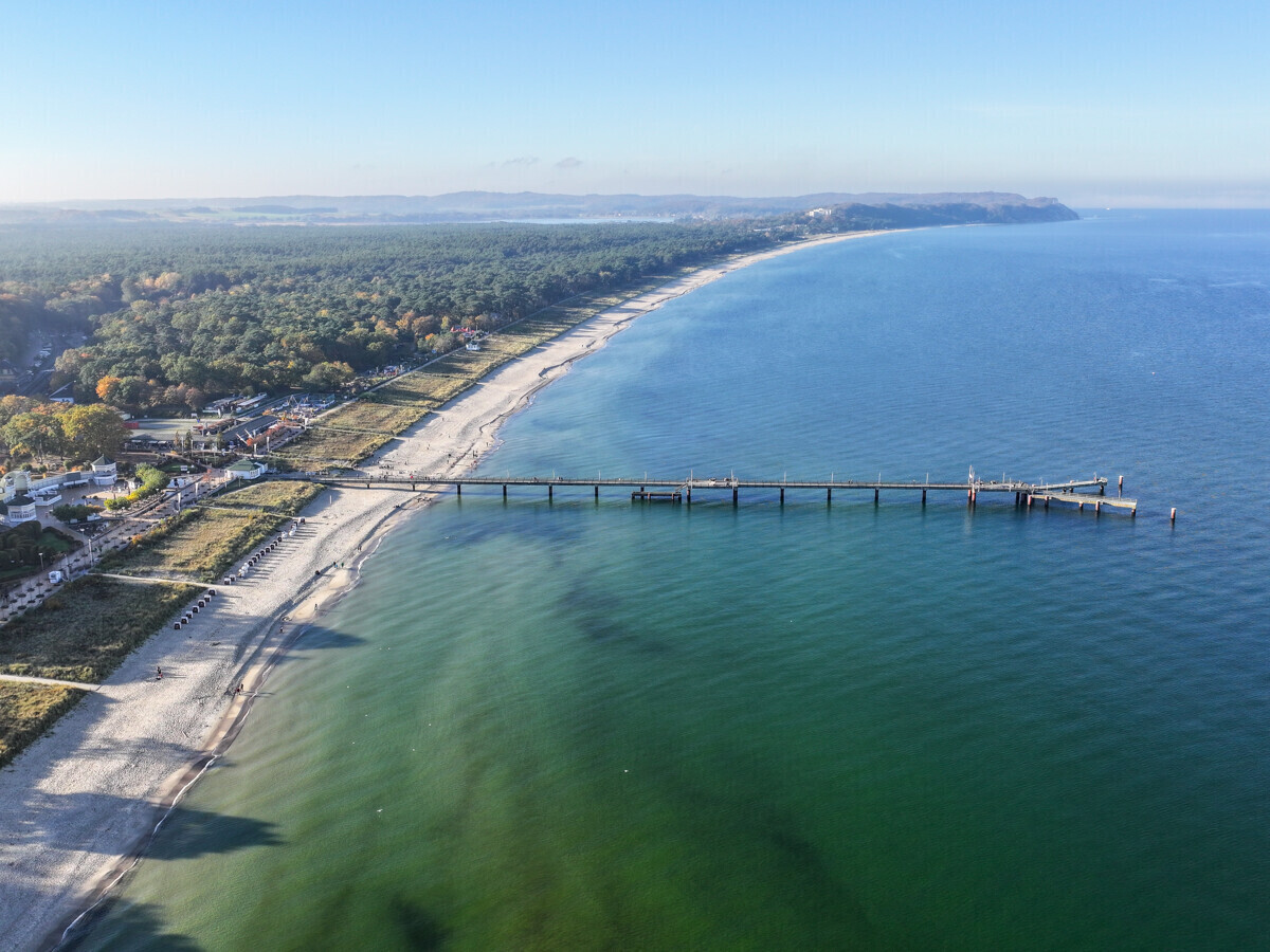 Nur wenige Gehminuten entfernt liegt der Nordstrand.