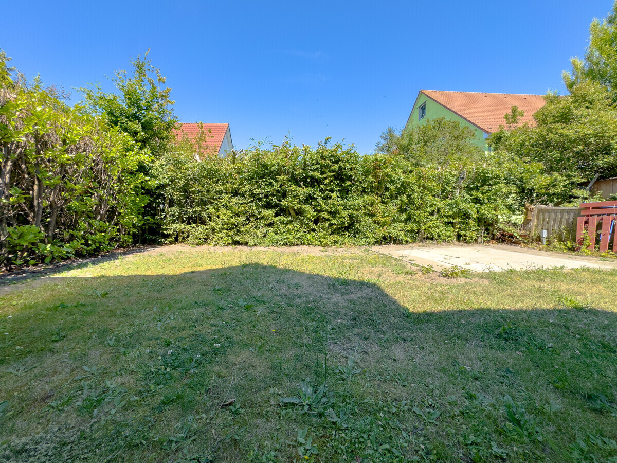 Der Garten hinter dem Haus