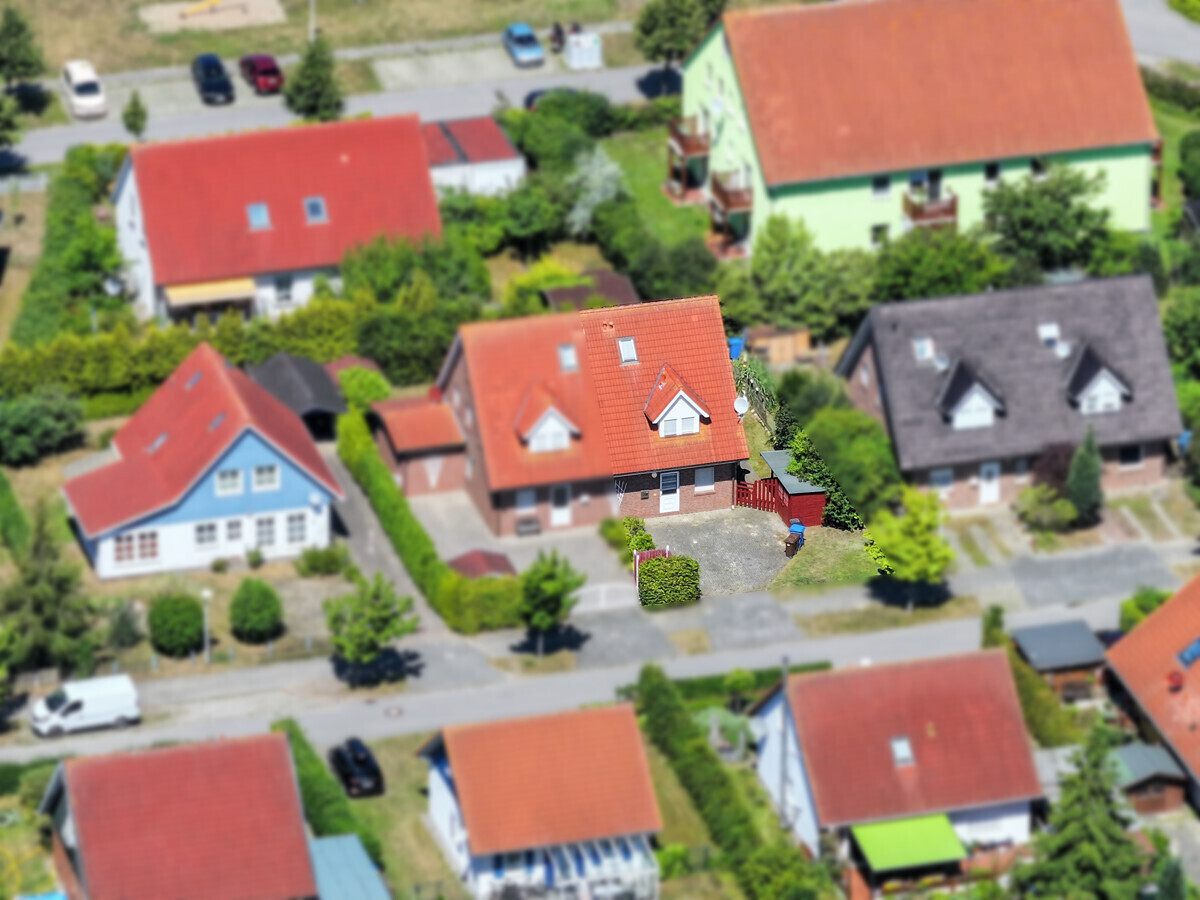 In einer gepflegten Nachbarschaft