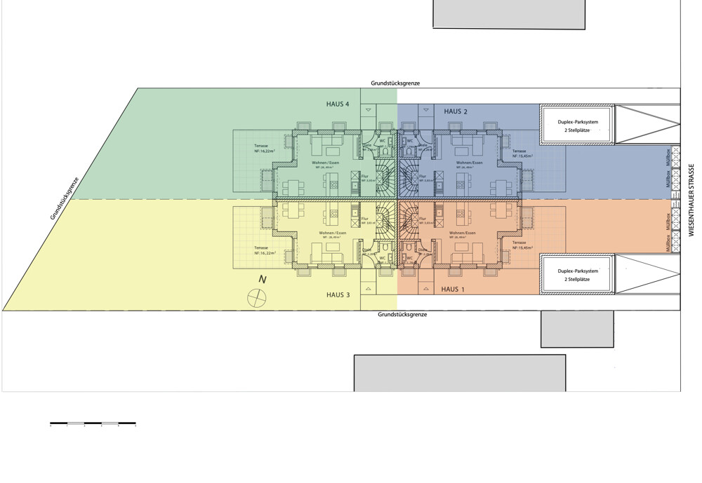 Grundriss Haus 1-4