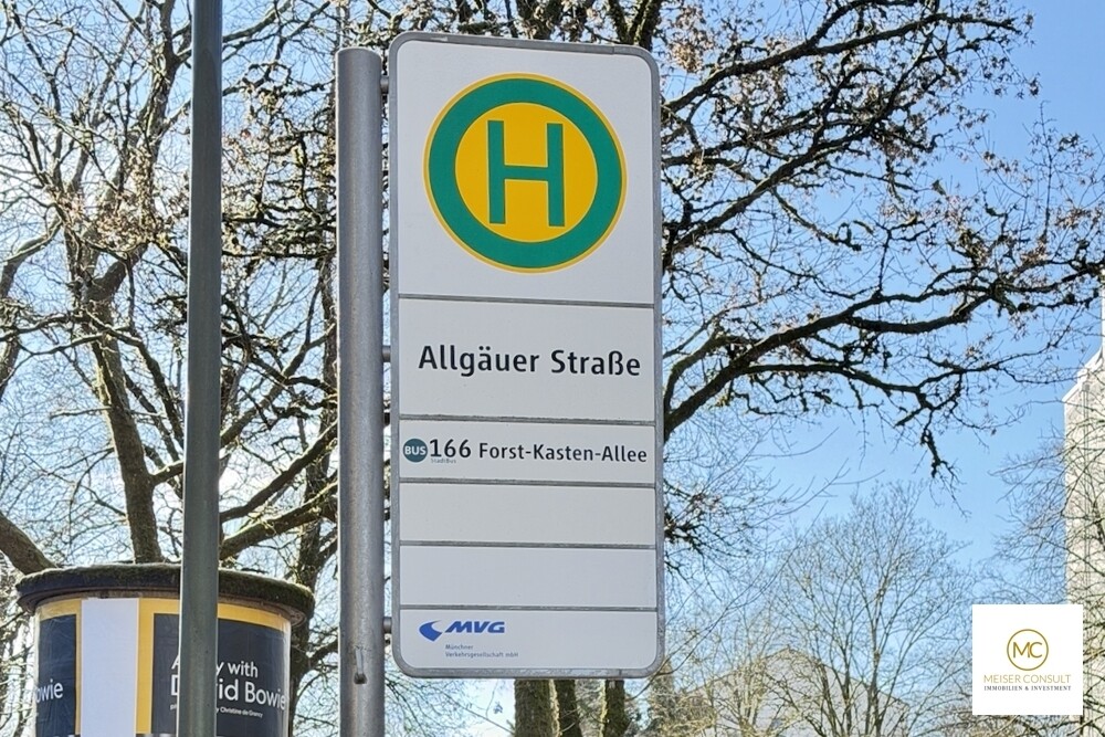 MVG ca. 100m entfernt