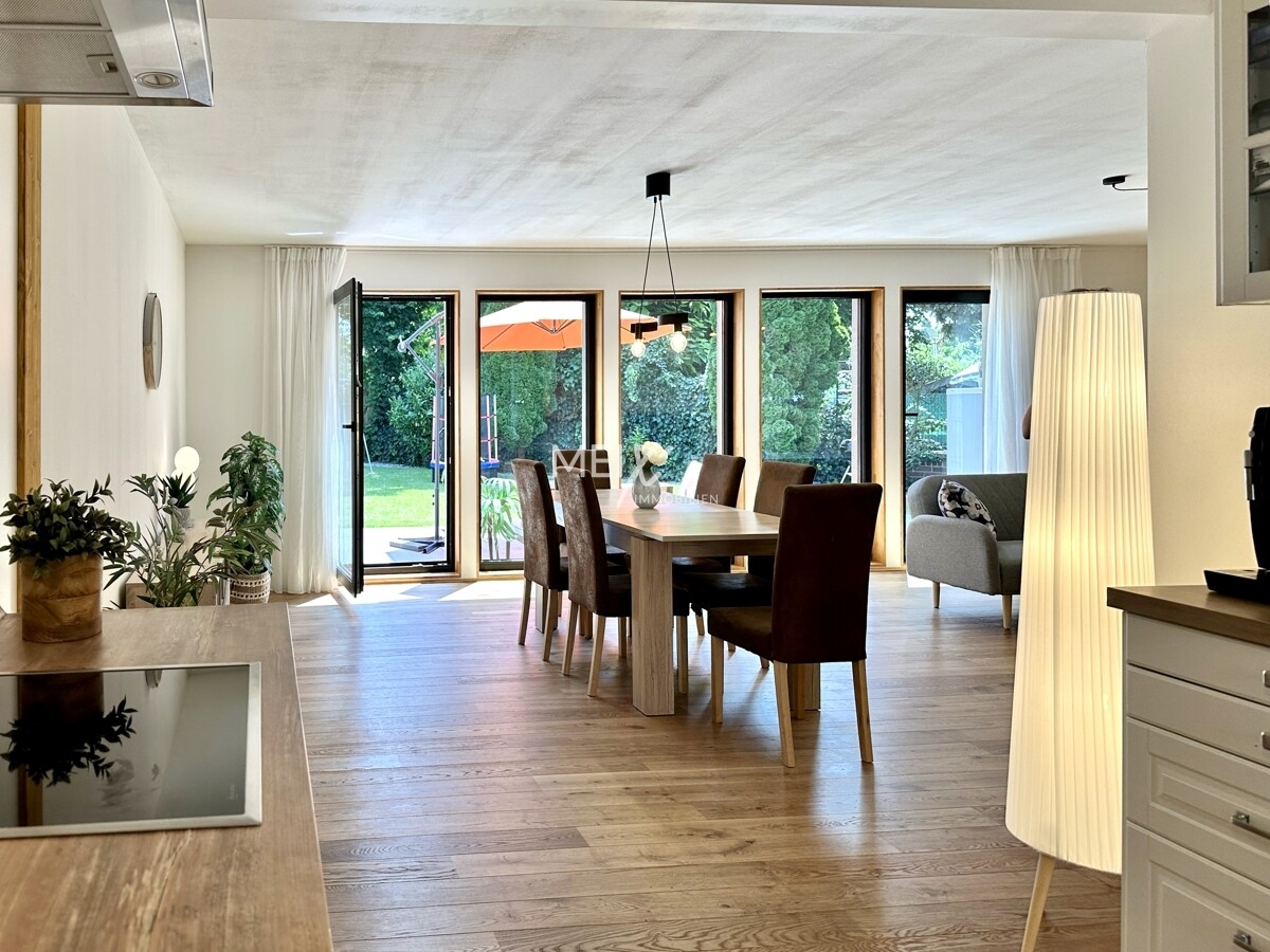 Geschickter Übergang zum Wohnbereich