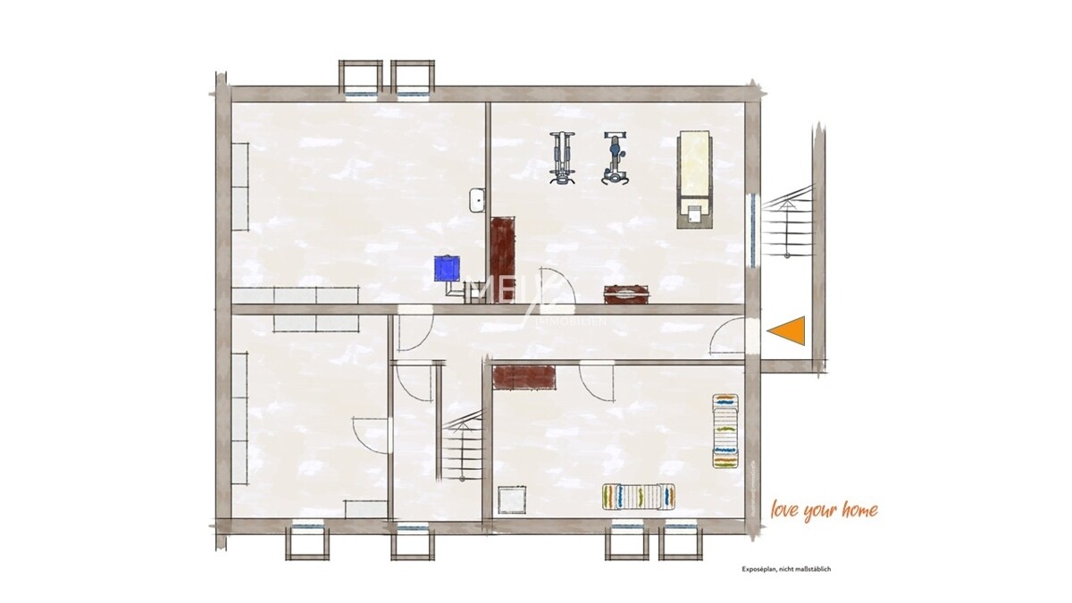 Kellergeschoss - dient nur der bildhaften Vorstellung