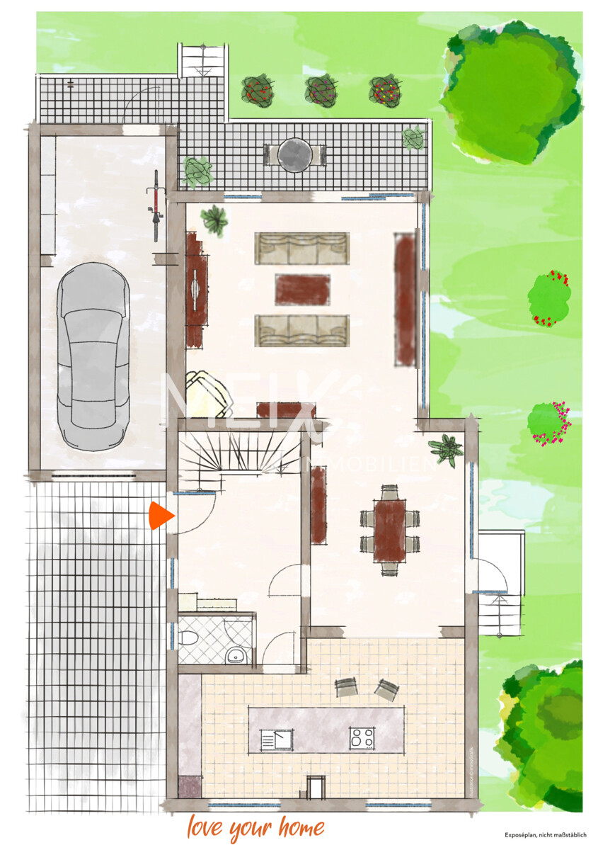 Erdgeschoss - Dient nur der bildhaften Vorstellung