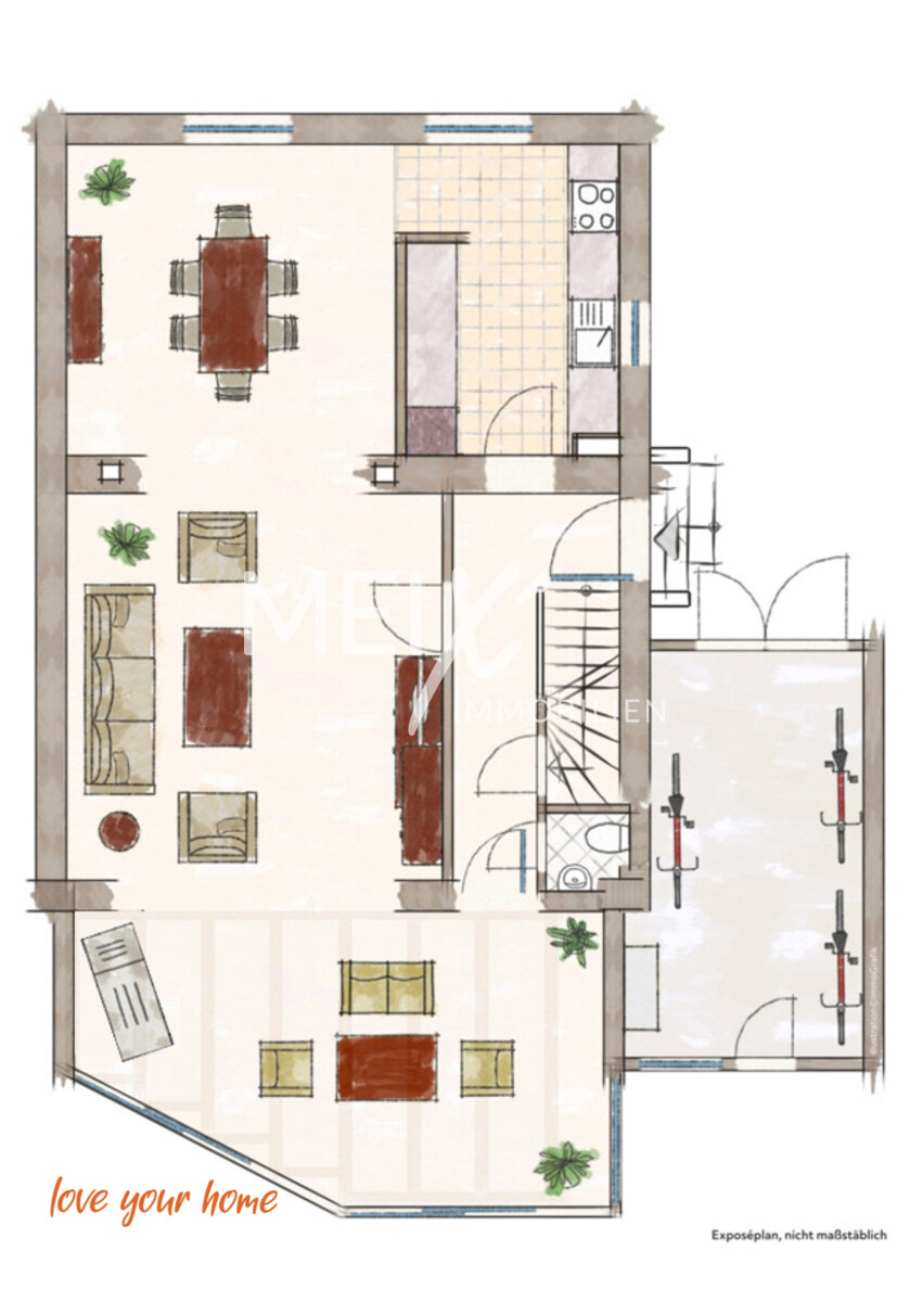 Erdgeschoss - Dient nur der bildhaften Vorstellung