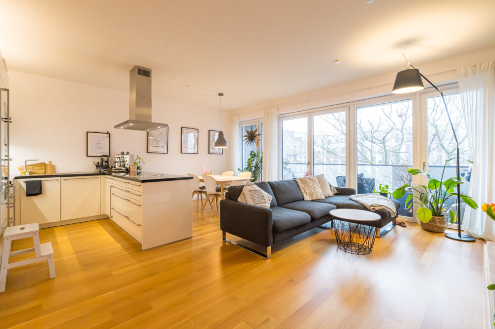 Wohnbereich mit Südwestbalkon