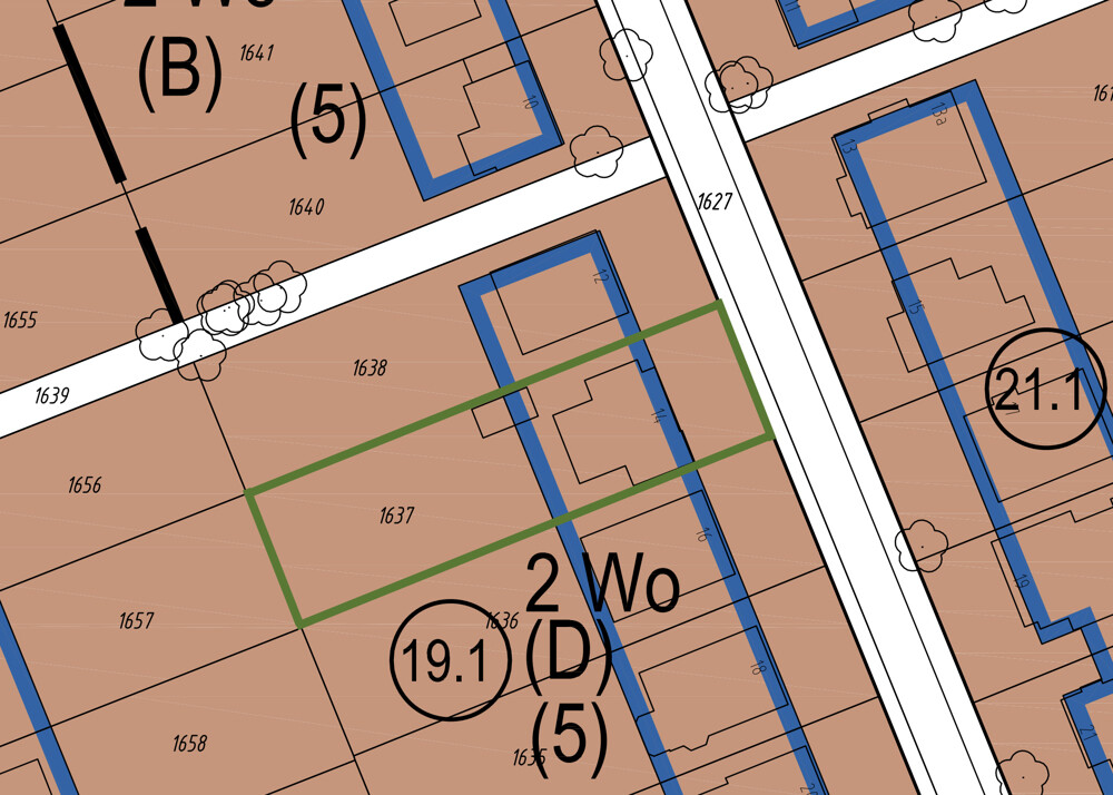 Auszug Bebauungsplan