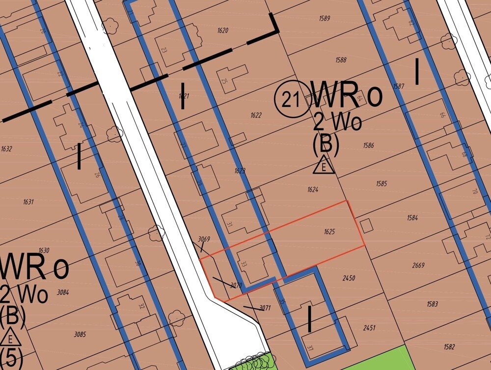 Auszug Bebauungsplan