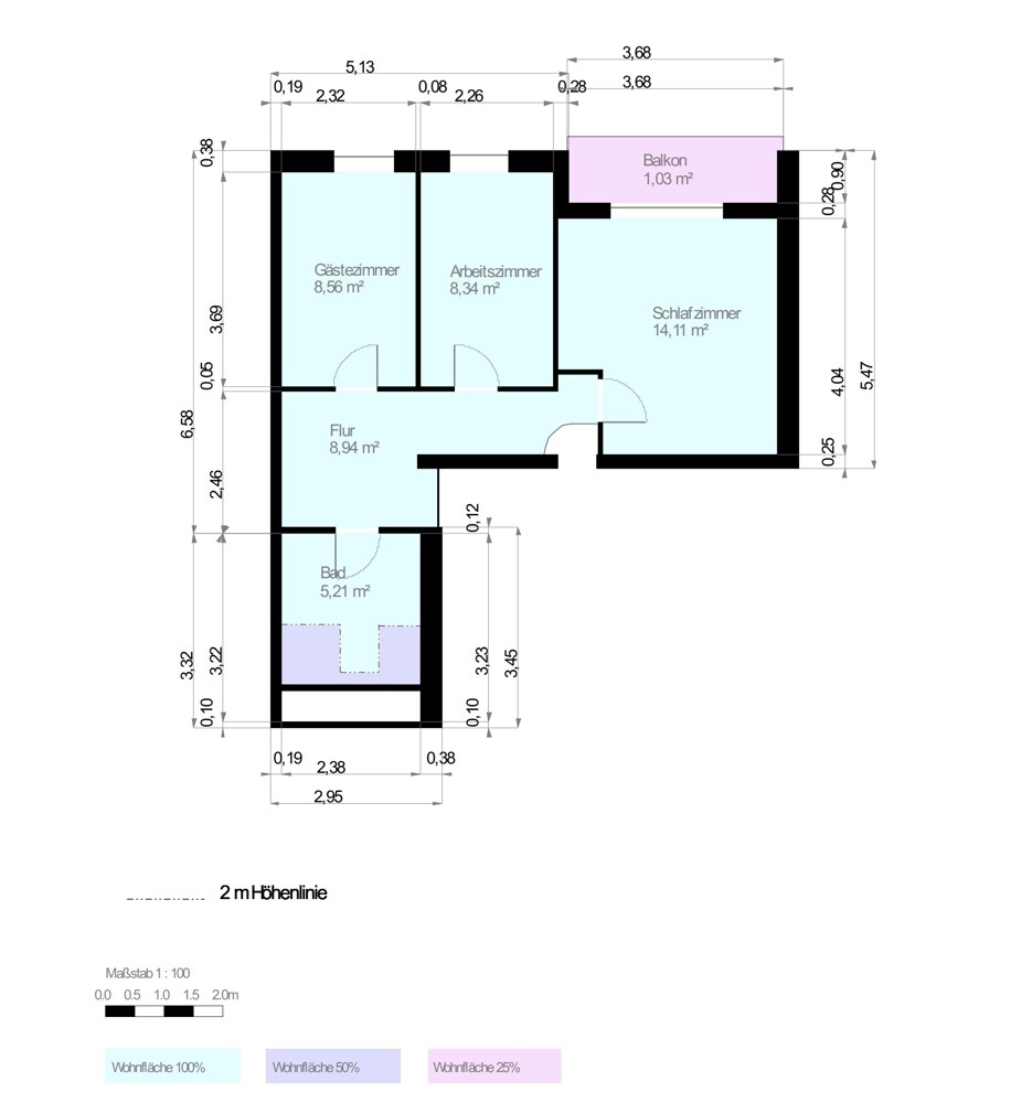 Grundriss Obergeschoss