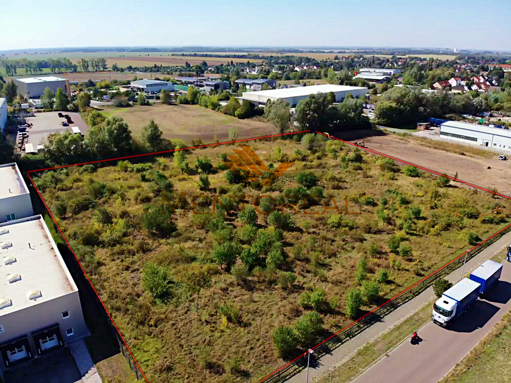 Grundstück eingerahmt 