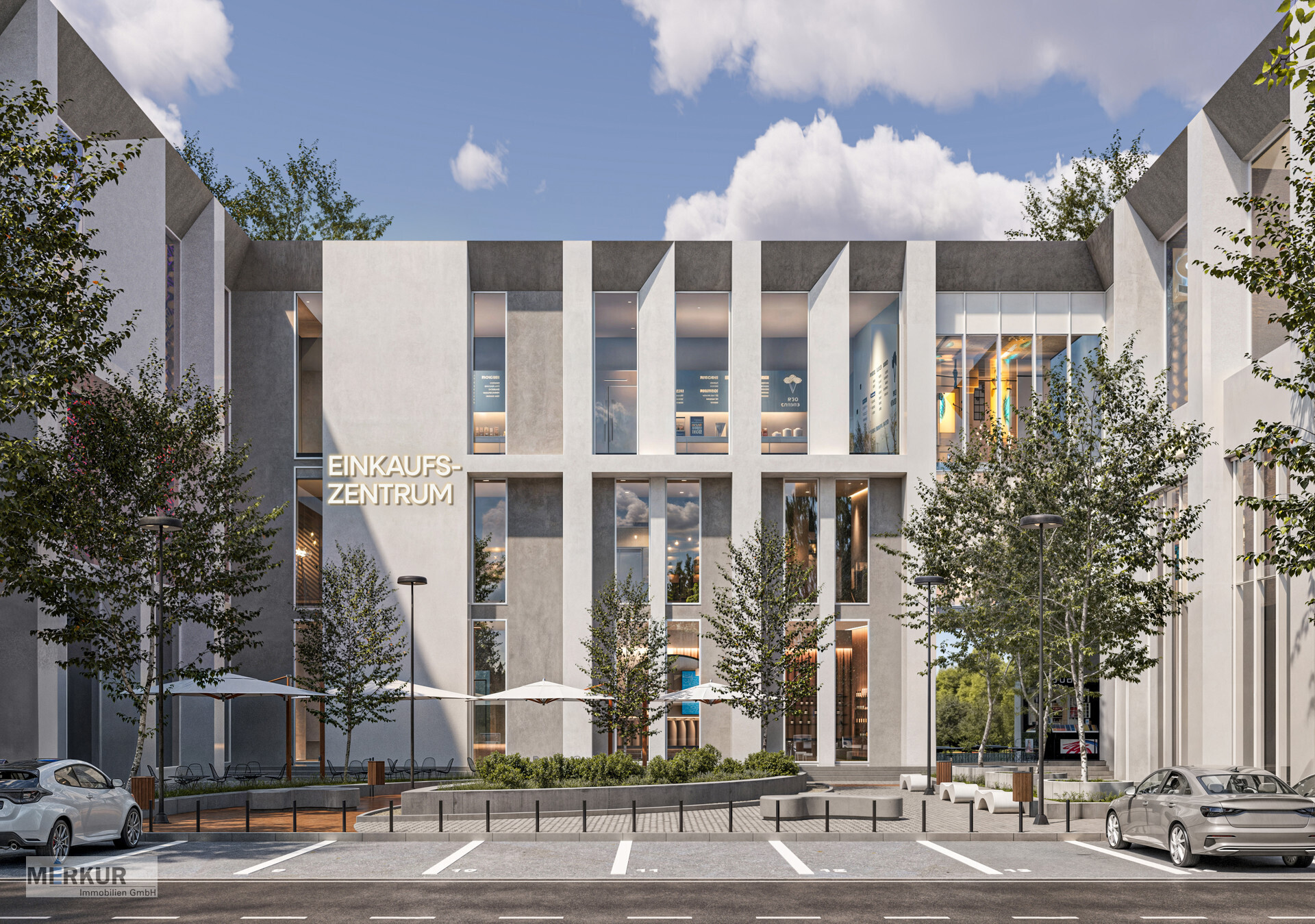 Idee Einkaufszentrum Front