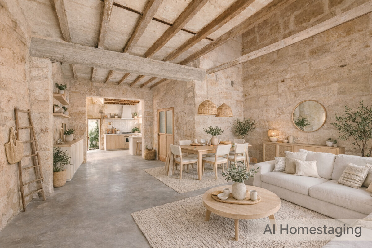 Homestaging Salon-Comedor-Cocina