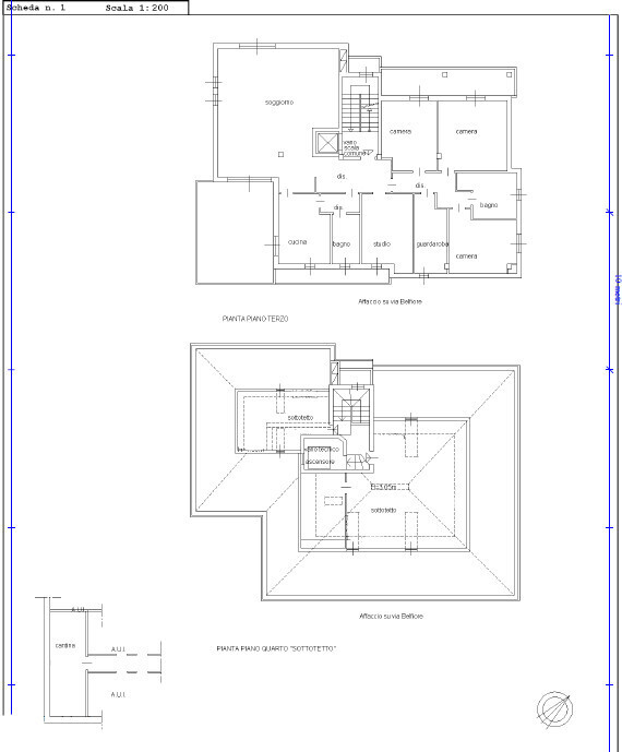 planimetria via Belfiore