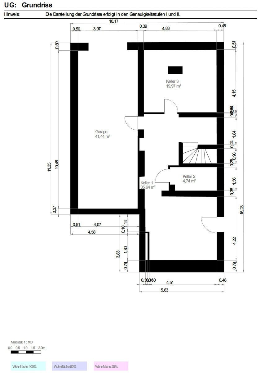 Grundriss (Kellergeschoss)