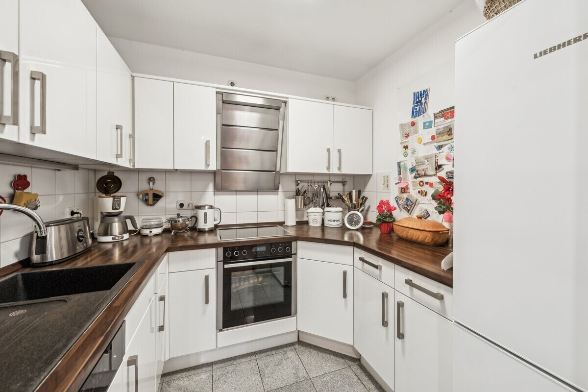 abgetrennter Küchenbereich