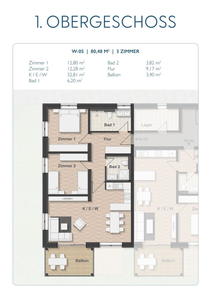 Grundriss Haus A Whg05