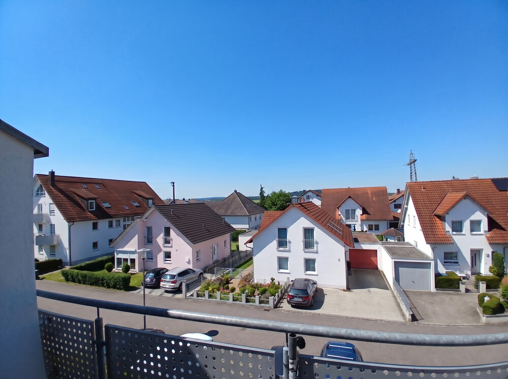 Blick vom Balkon
