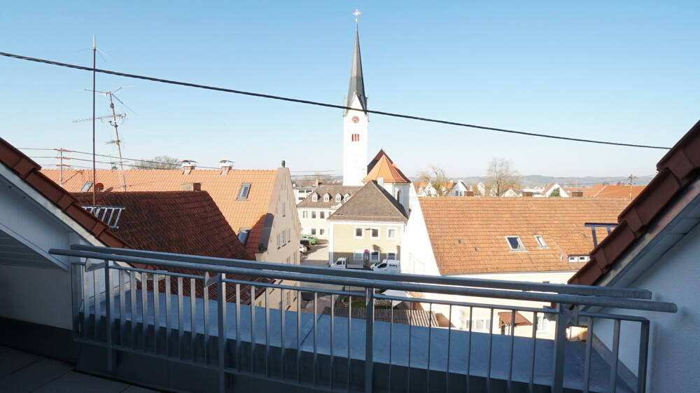 Blick über die Dächer Thannhausens