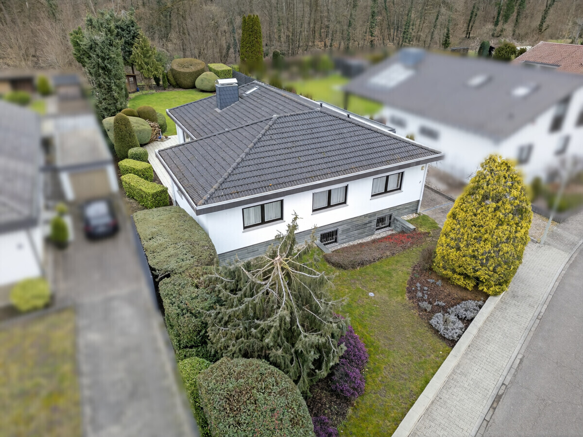 Luftbild von Straße