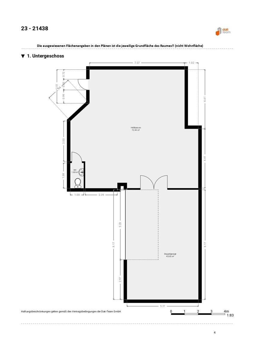 Grundriss UG