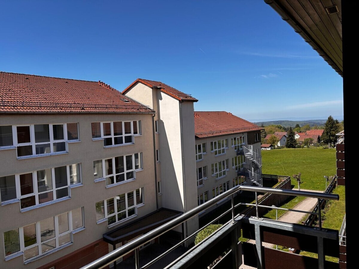 Ausblick vom Balkon