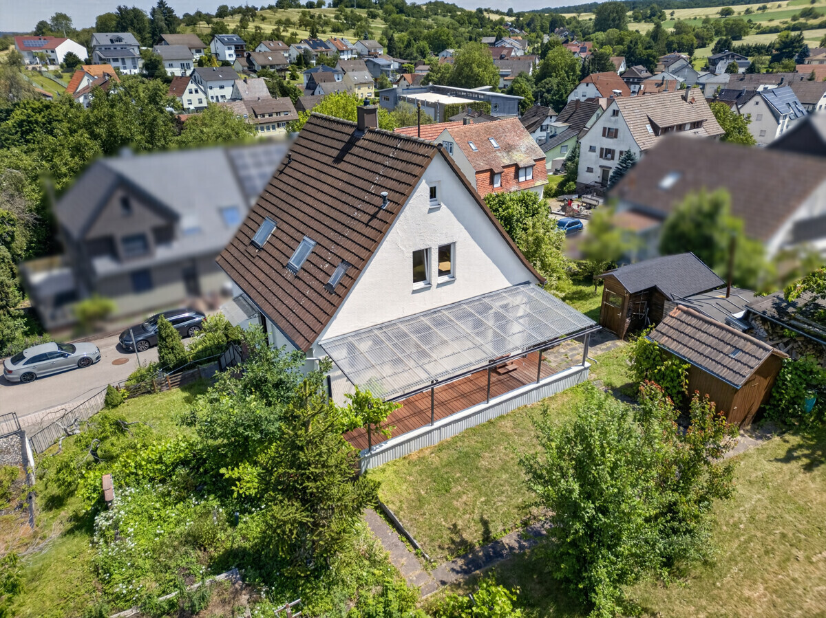 Ansicht von hinten