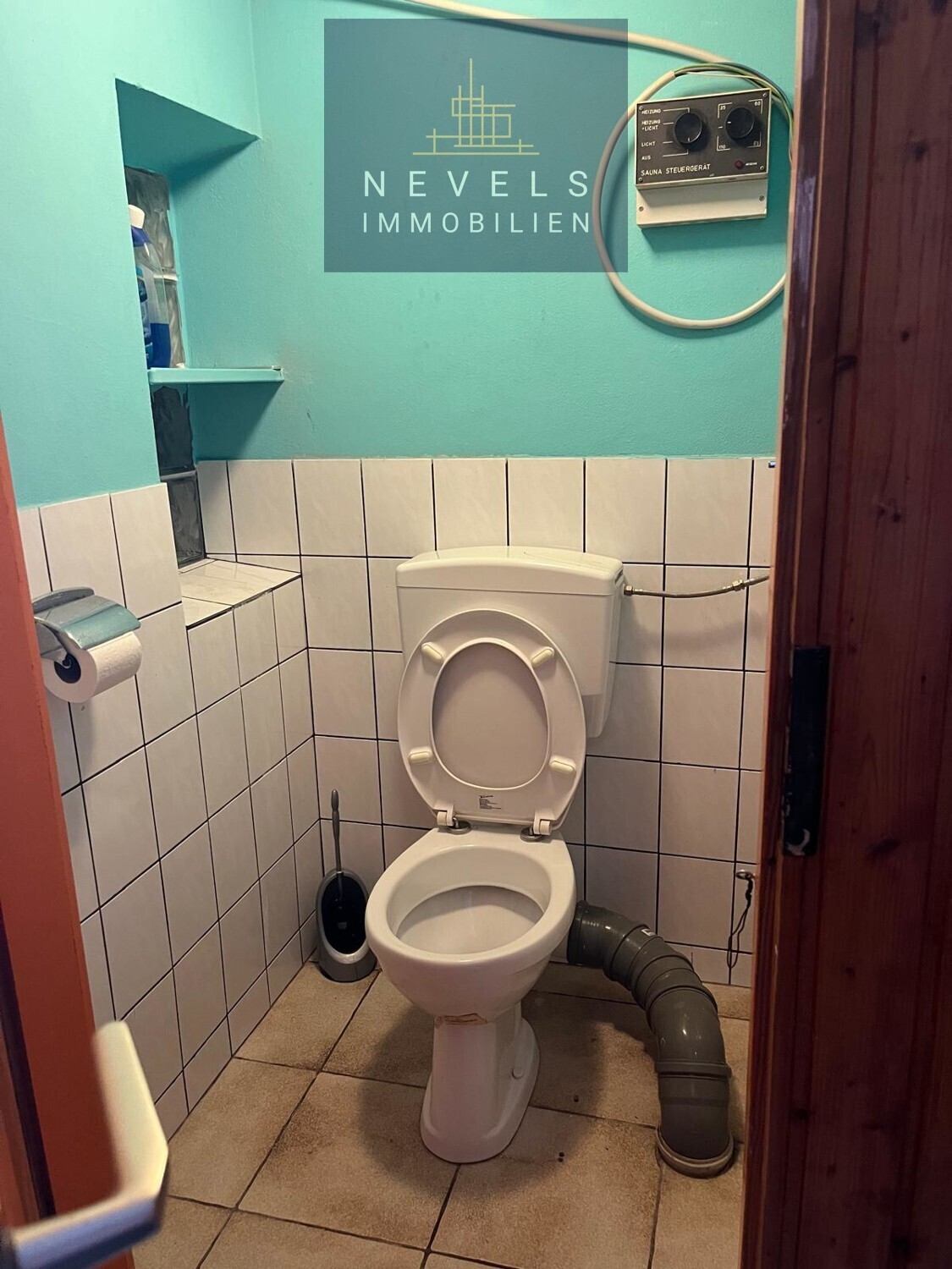 Zusätzliche Toilette im Keller