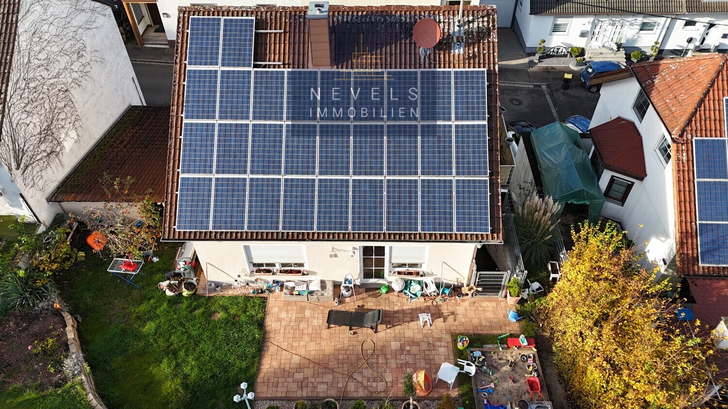 PV Anlage auf dem Dach