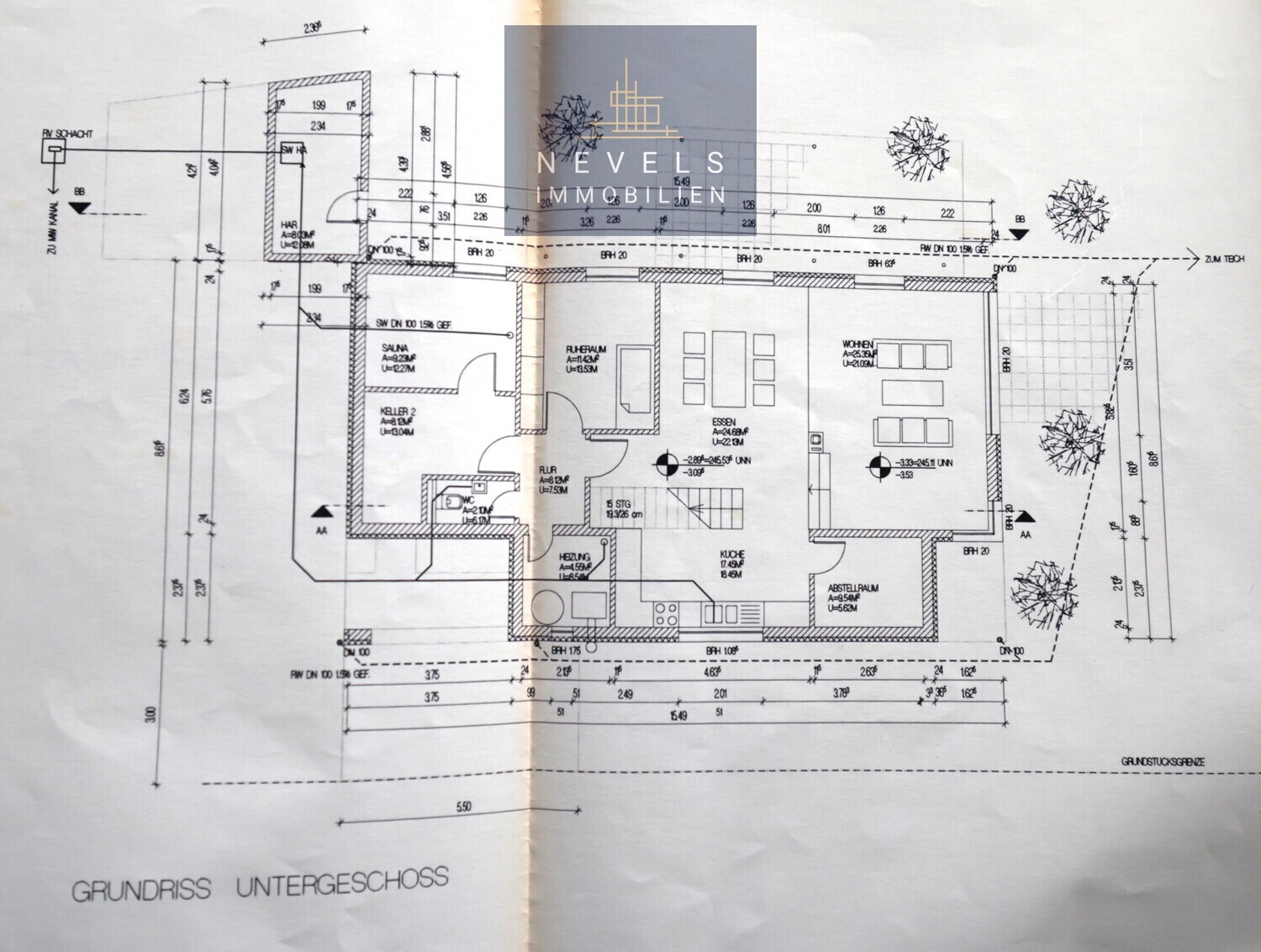 Grundriss Untergeschoss