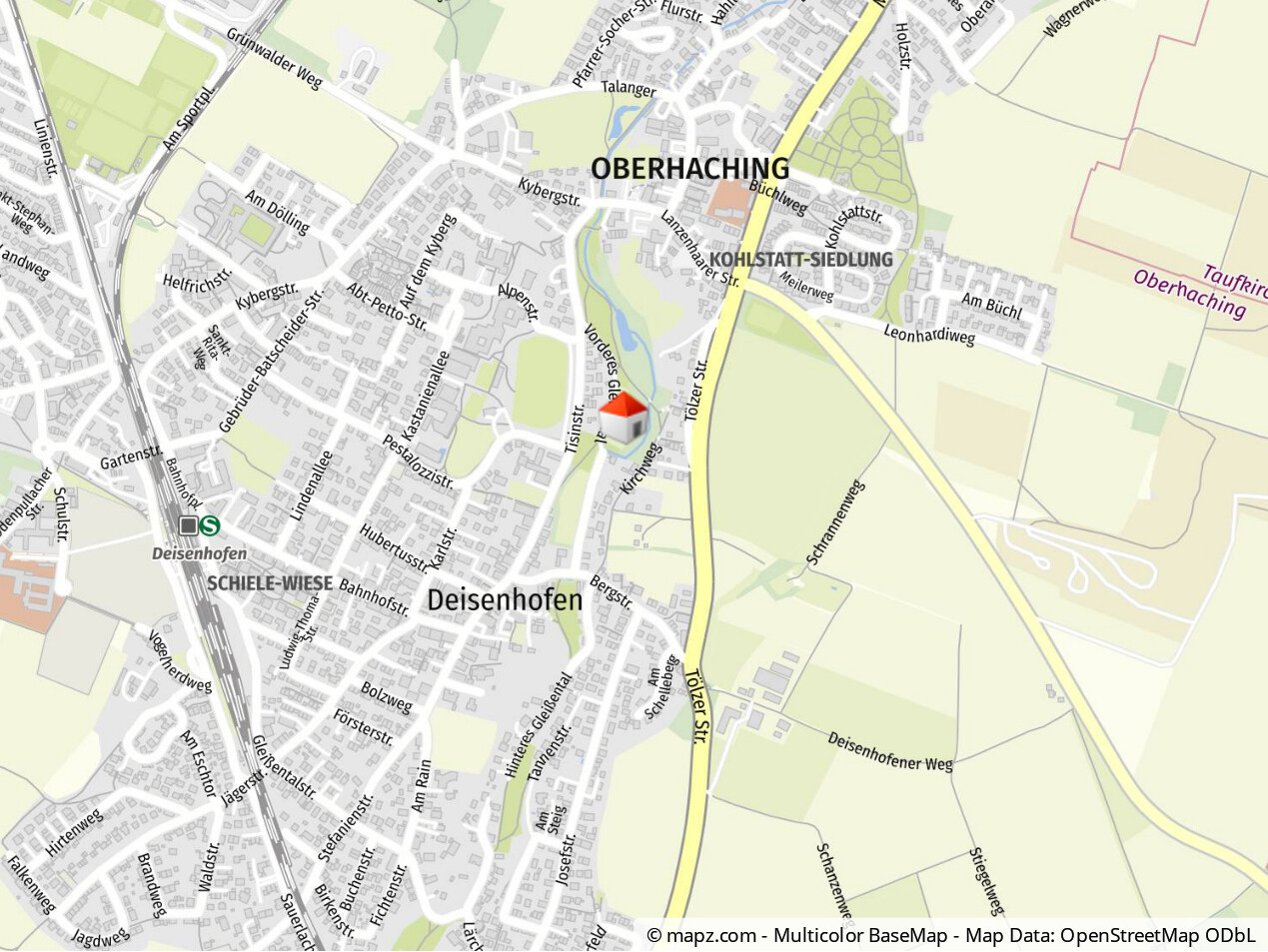 Geolyzer Kartenausschnitt