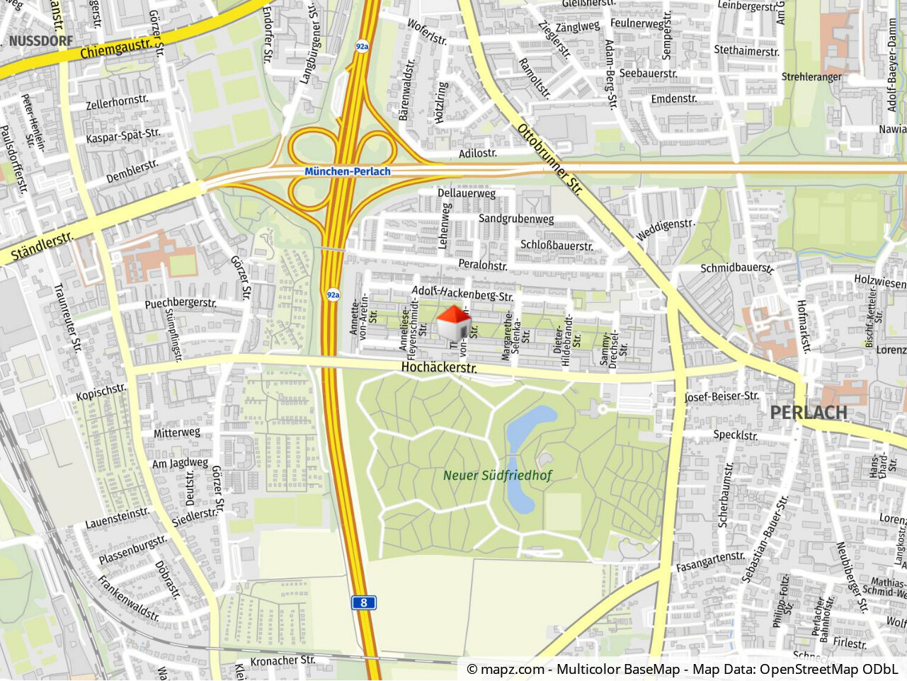 Geolyzer Kartenausschnitt