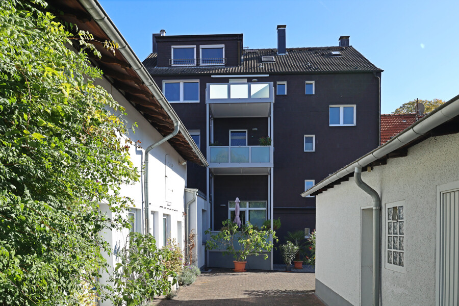 Ansicht Rückseite und Anbau
